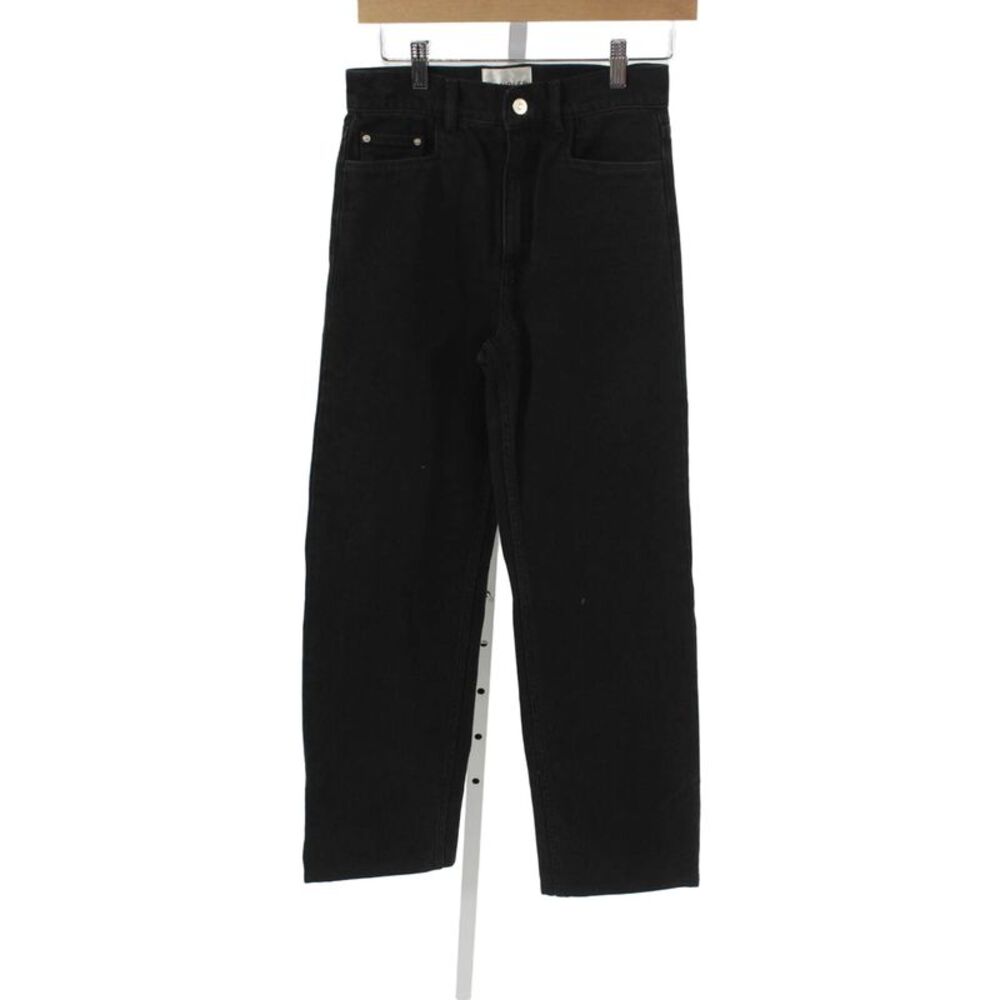 Wandler Unisex Black Straight High Rise Jeans Recycled Cotton Size 25